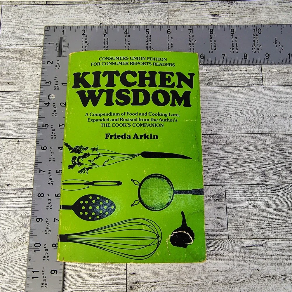 Kitchen Wisdom and More Lot of 2 Kitchen Books by Consumers Union Frieda‎ Arkin
